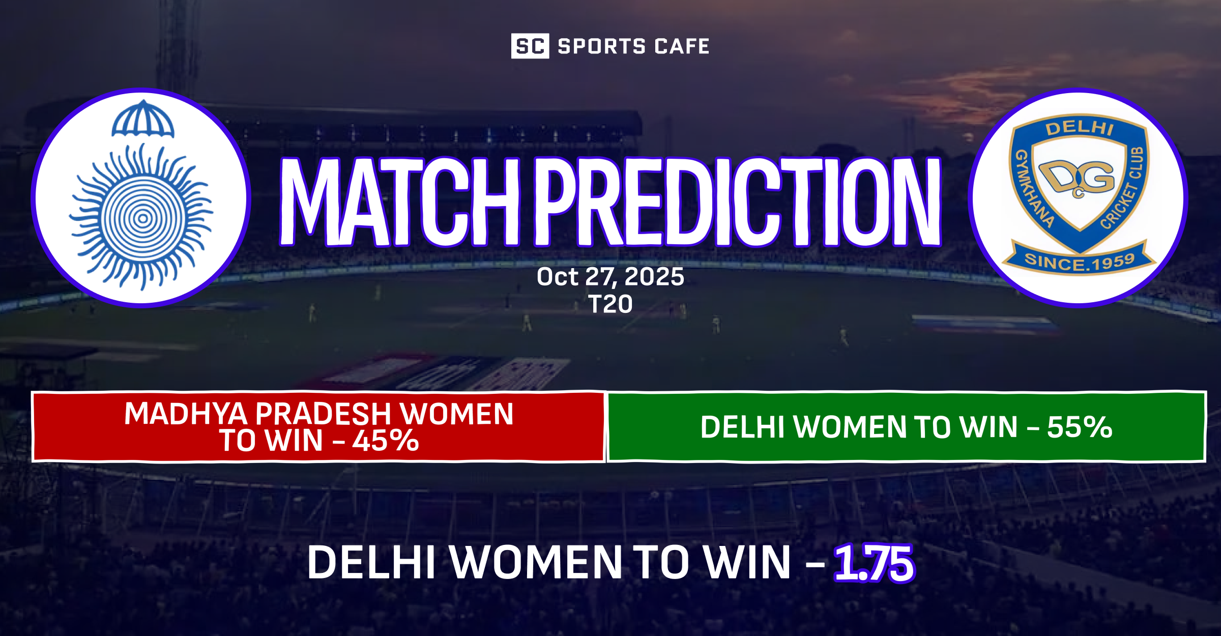 Madhya Pradesh-W vs Delhi-W